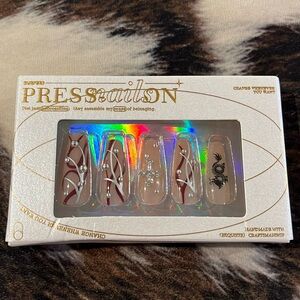 Beautiful Designs on these Koffin Nails